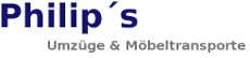 Logo Philip´s Umzüge